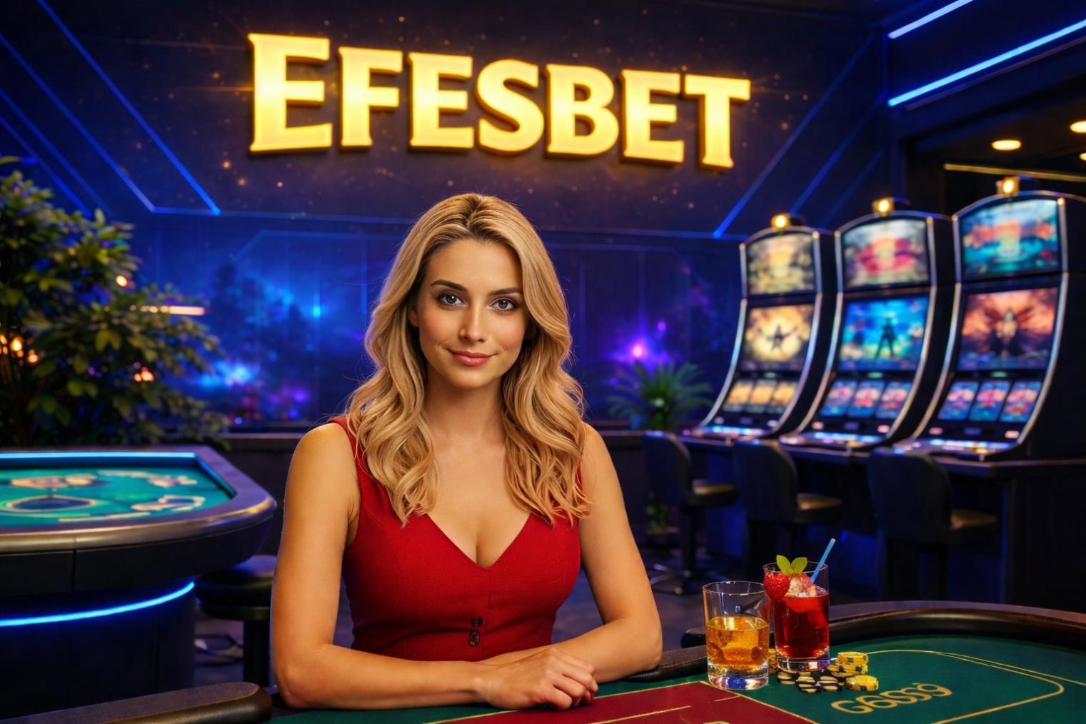 efesbet, Oyun Platformunun Canlı Oyun Masaları ve Ofis Görseli
